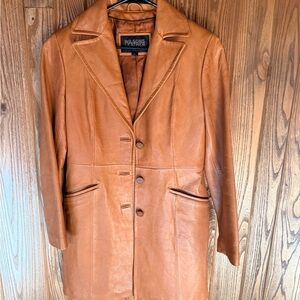 Wilsons Leather Women's Brown Leather Jacket